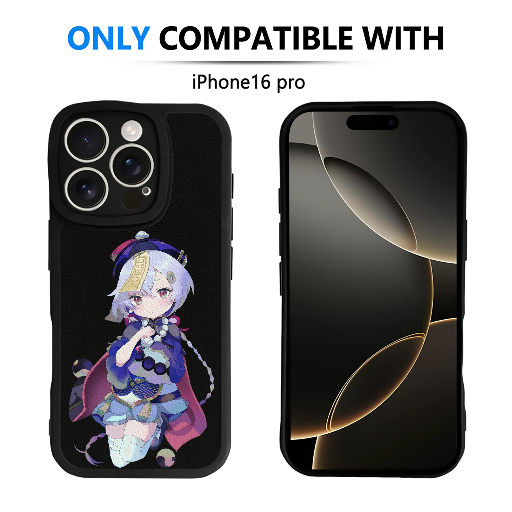 げんし神 七七 なな  genshin Nana 【iPhone 16シリーズ対応】シリコンスマホケース（レザー調） 材質：シリコン
